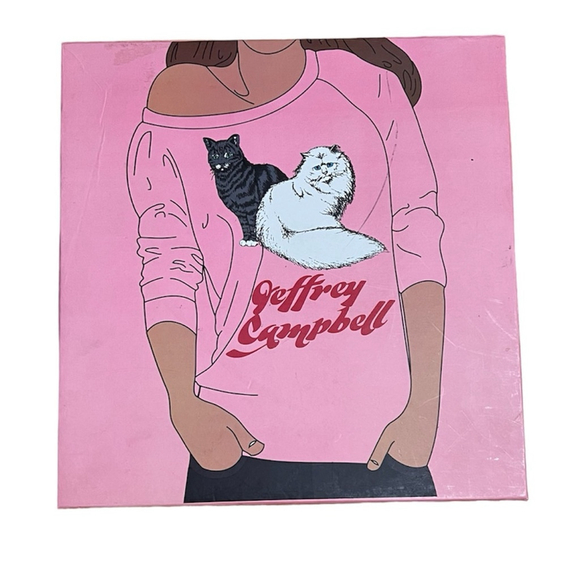 Jeffrey Campbell Pauline Pink Fuchsia Leather Platform Heels - Picture 5 of 9